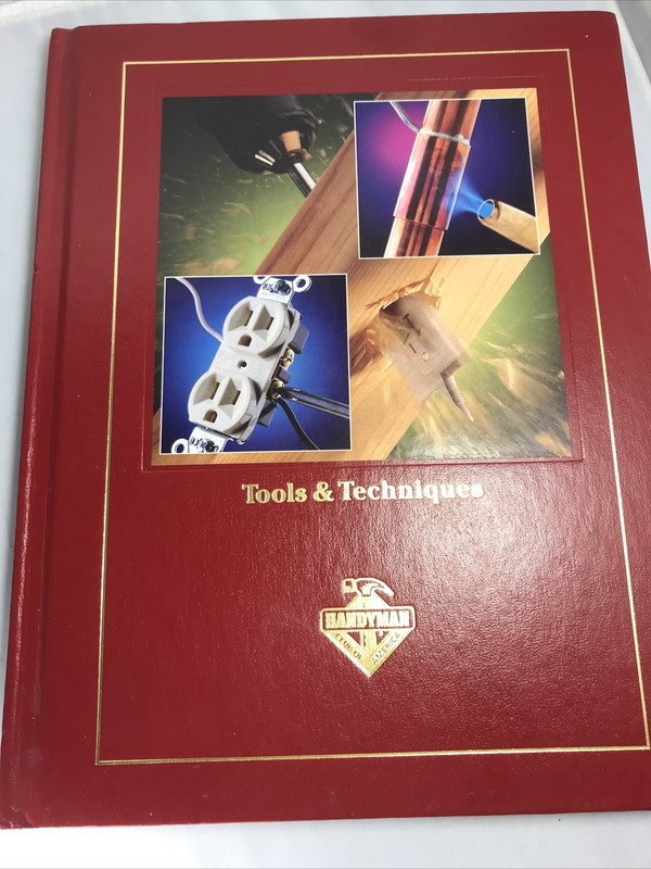 Handyman Club America Book Tools & Techniques Illustrated Step by Step Vintage