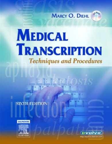 Medical Transcription: Techniques – Paperback, by Diehl BVE CMA-A – Acceptable n