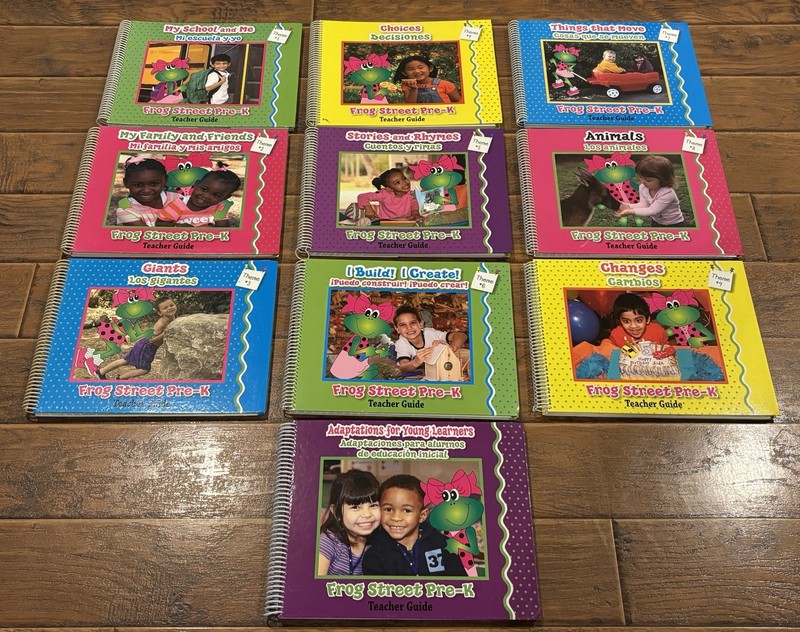 Frog Street Press Teacher Manuals Guide Books Pre-K Complete Set 2010