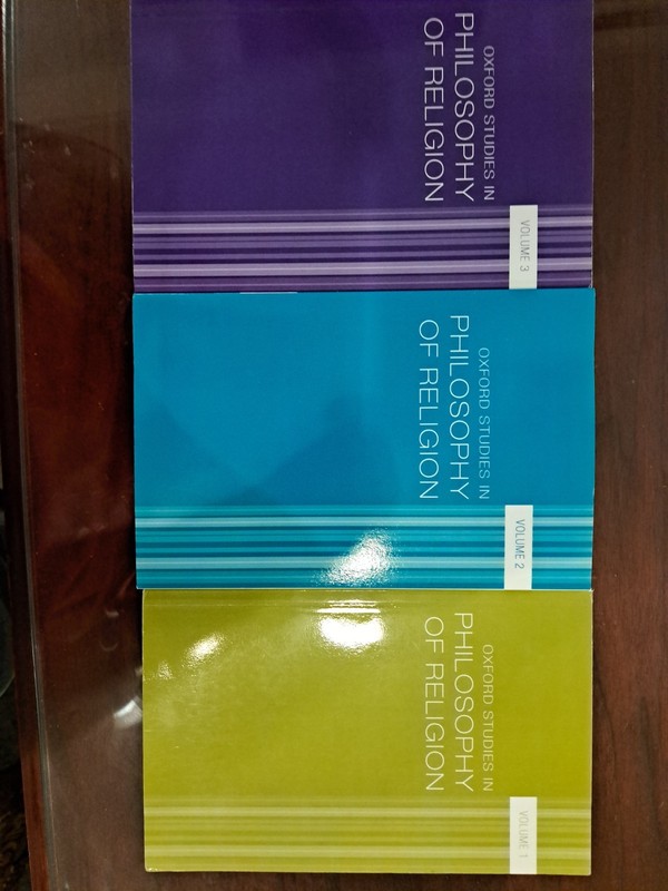 Set Of 3 (Vol 1 - 3) Oxford Studies In The Philosophy Of Religion