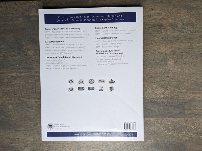 CFP Exam General Financial Planning Principles, Professional Conduct 2023 gallery