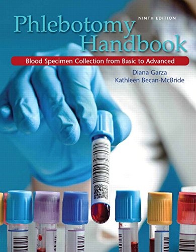 PHLEBOTOMY HANDBOOK (9TH EDITION) By Garza Edd Mls Diana (ascp) Cm NEW