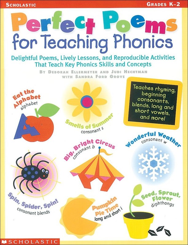 Perfect Poems for Teaching Phonics (Grades K-2) – paperback Ellermeyer, Debo…