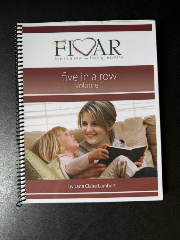 Five in a Row Jane C. Lambert Volume 1 1997 Revised 2nd Edition Homeschool