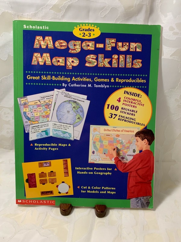 Mega-Fun Map Skills Great Skill-Building Activities Games and Reproducibles