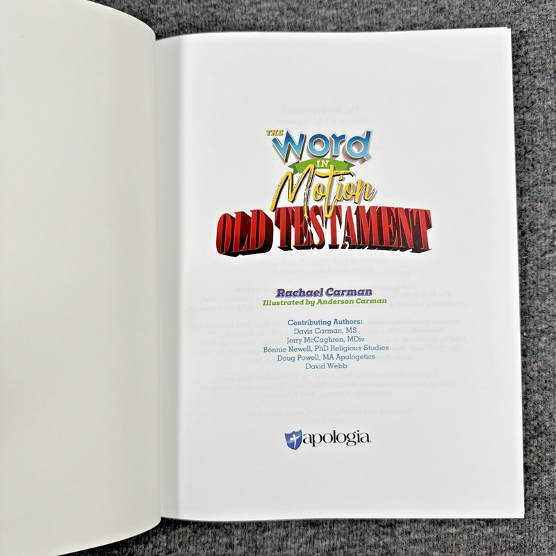 Apologia Word in Motion Old Testament Student Text & Notebooking Journal Set gallery