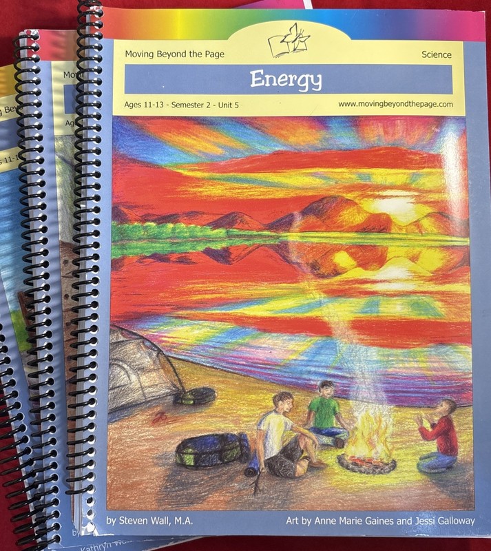 Moving Beyond the Page Ages 11-13 Semester 2 Unit 5 3-book set LA, SS, S used