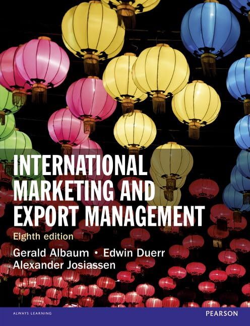 International Marketing and Export Man… by Albaum, Gerald Paperback / softback