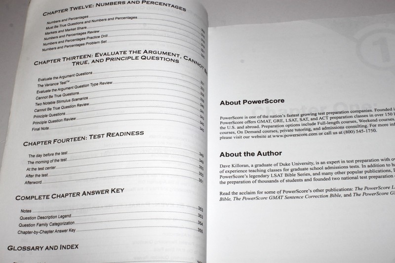 PowerScore GMAT Critical Reasoning Bible by David M. Killoran 2015 Edition gallery