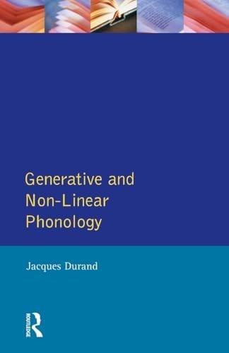 Generative and Non-Linear Phonology (… by Durand, Jacques Paperback / softback