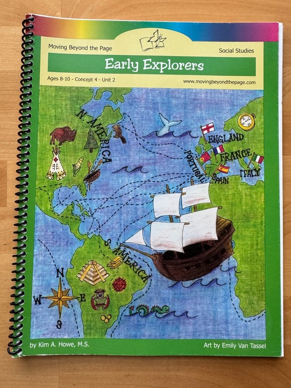 Moving Beyond the Page 4th grade Ages 8-10 lot of 8 units - language, etc. gallery