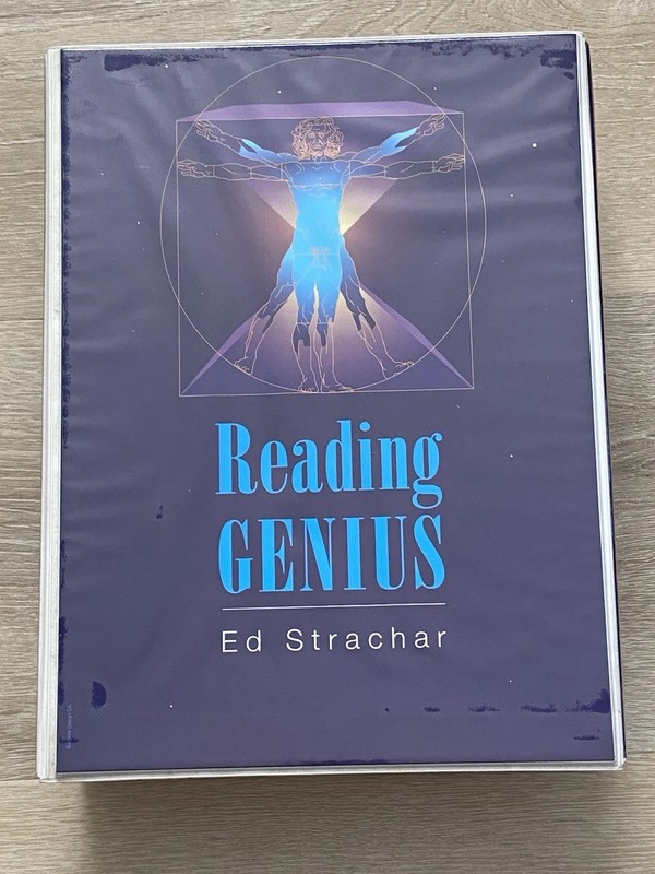Reading Genius – Ed Strachar VHS + CD + CASSETTE TAPE + BOOKLET 1995