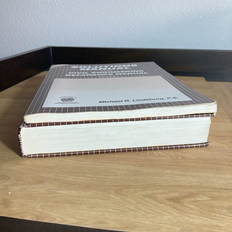 Civil Engineering Reference Manual + Solutions Sixth 6th Edition Lindeburg HC gallery