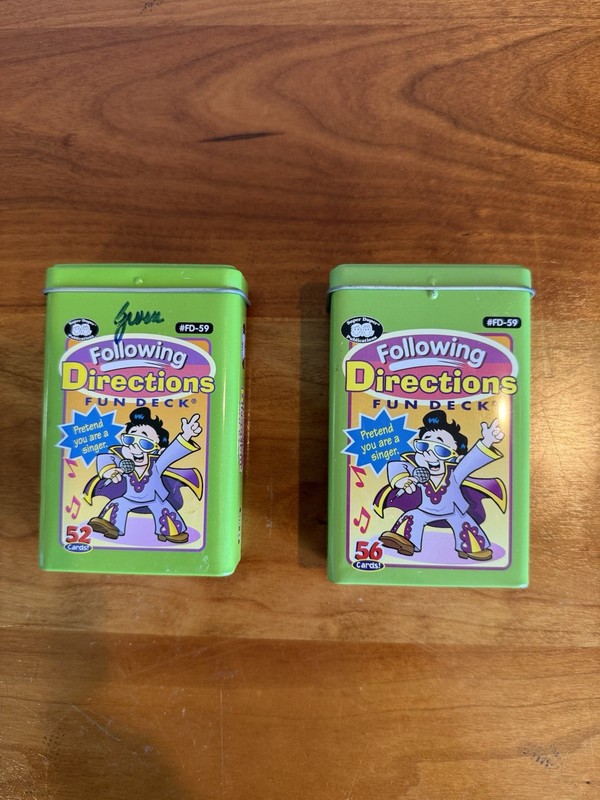 Excellent New Super Duper Following Directions Fun Deck excellent new condition