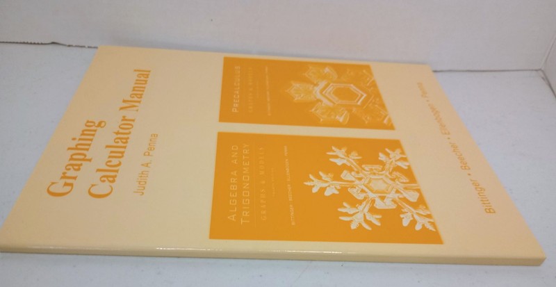 Graphing Calculator Manual Judith A Penna Algebra Trig Precalculus Pearson gallery