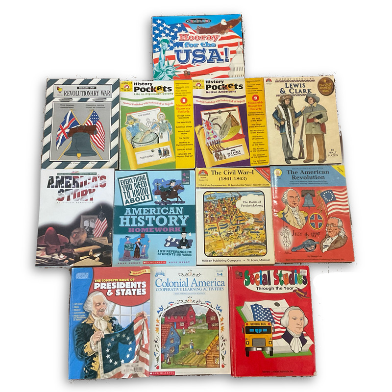 READ DESCRIPTION! 1990s-2000s Instructional Education Books US History Gr. 1-9