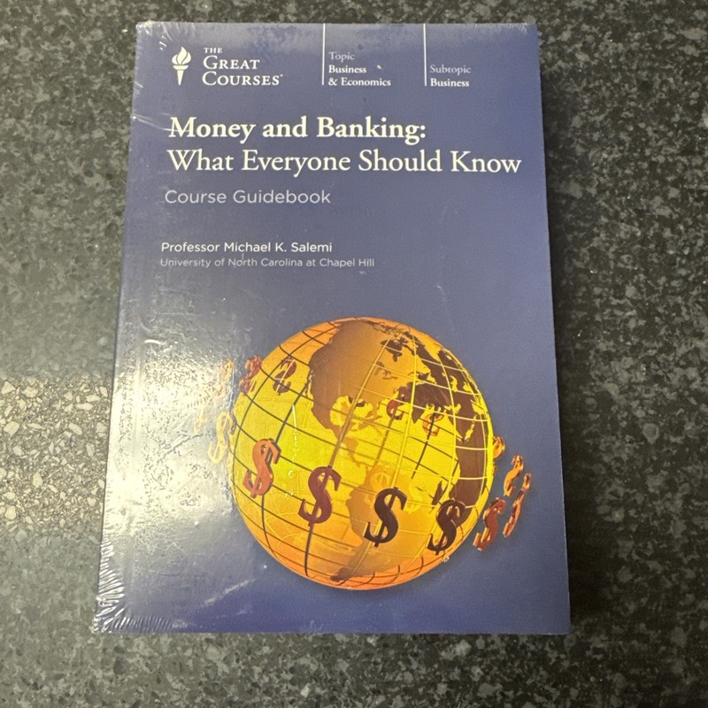 NEW – The Great Courses – Money and Banking: What Everyone Should Know -DVD-Book