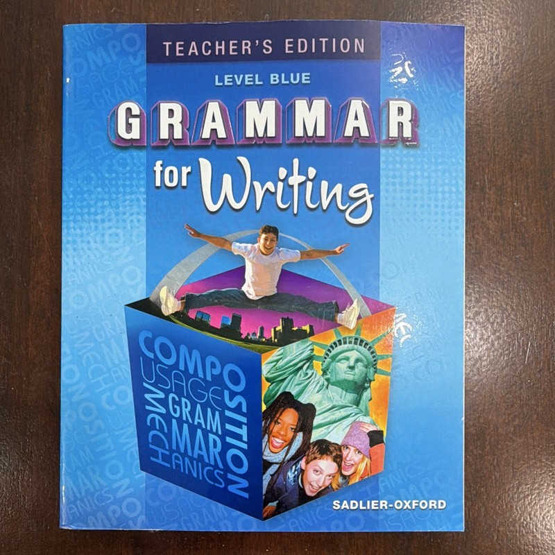 Sadlier-Oxford Grammar for Writing Level Blue Grade 9 Teacher’s Edition Book New
