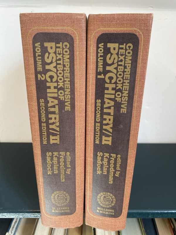 Comprehensive Textbook of Psychiatry Vol I & II Williams & Wilkens 1975