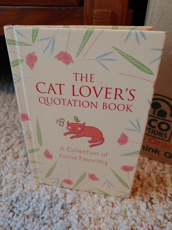The Cat Lovers Quotation Book Jo Brielyn (2016, Hardcover) Great Gift! NEW