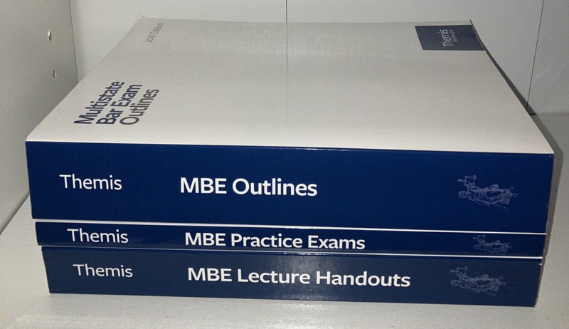2018 Themis Bar Review MBE Lot Of 3 Outlines Handouts Test Bar Exam Law Legal