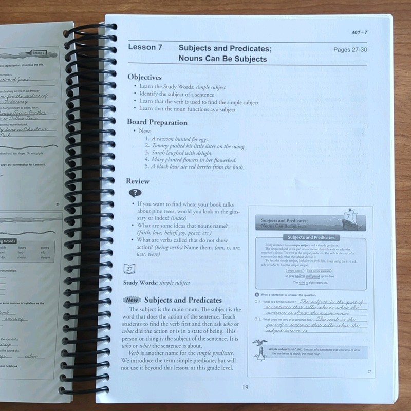 Christian Light Education Sunrise Ed Grade 4 Teacher's Guides Set 401-410 gallery