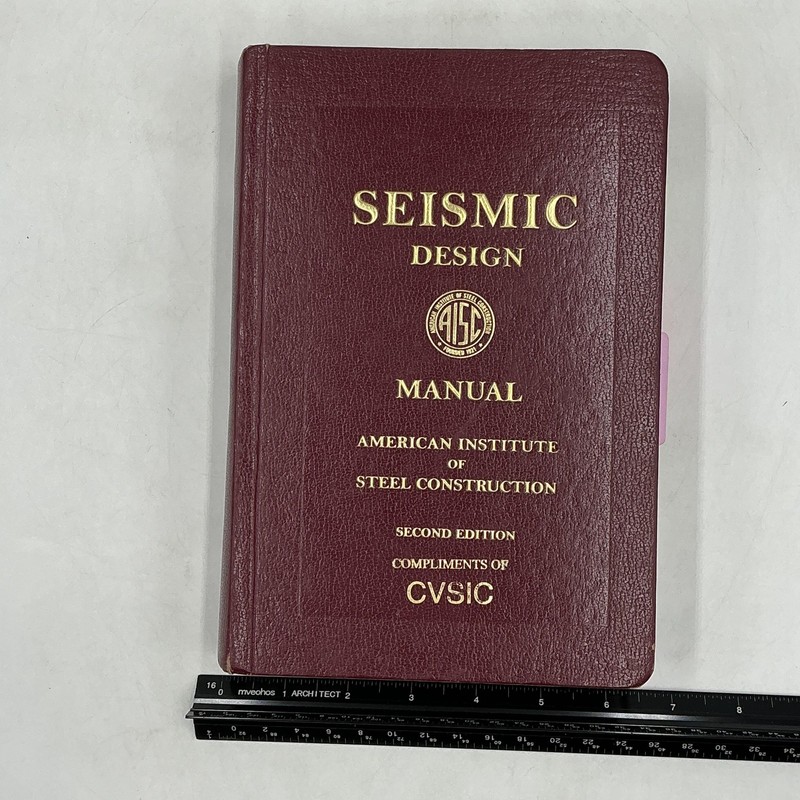 Seismic Design Manual AISC HC Maroon Structural Engineering 2nd Ed 2012 USA gallery