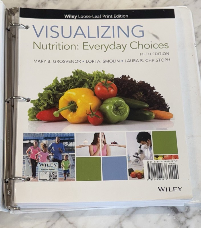 Visualizing Nutrition: Everyday Choices Binder (Fifth Edition) by Mary Grosvenor