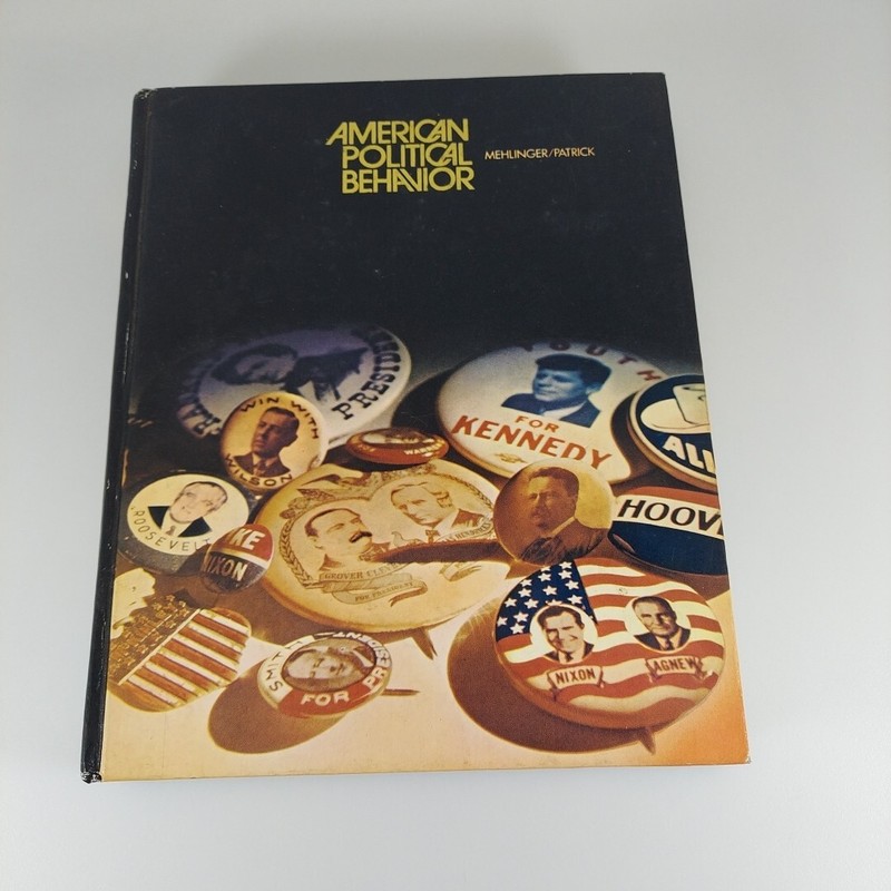American Political Behavior Howard D. Mehlinger, John J. Patrick 1972 Ginn & Co