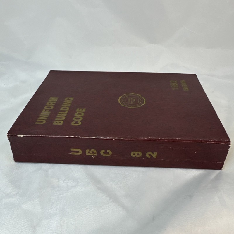 Uniform Building Code 1982 Paperback Third Printing UBC 82 Vintage Book gallery