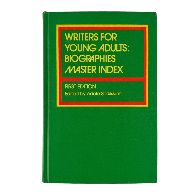 Writers for Young Adults Biographies Master Index - Sarkissian (1979) HC 1st Ed