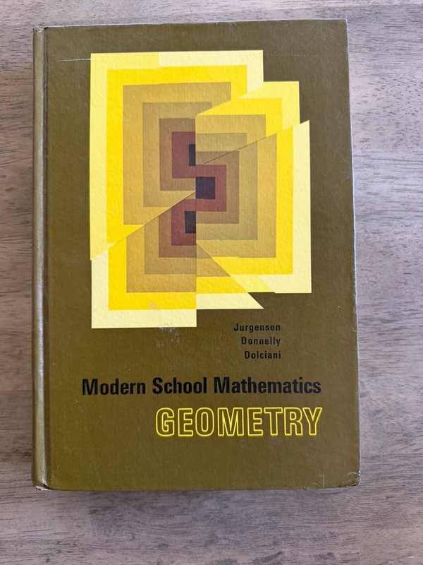 Houghton Mifflin Modern School Mathematics Geometry Textbook Jurgensen Donnelly