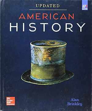 Brinkley, American History: Connecting with – Hardcover, by Brinkley Alan – Good