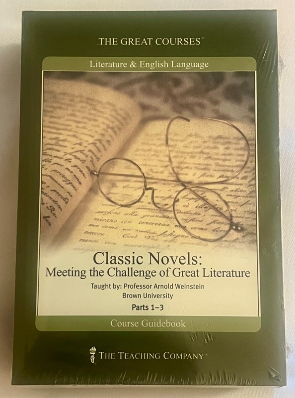 The Great Courses Classic Novels: Challenge of Great Literature Parts 1-3 NEW