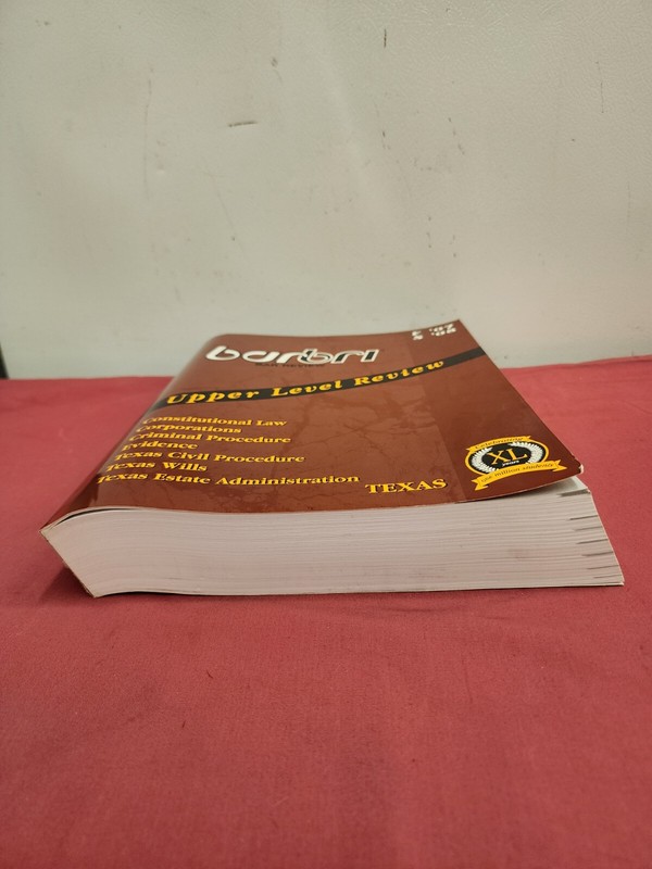 Barbri Bar Review Upper Level Review Texas Legal Prep Study gallery