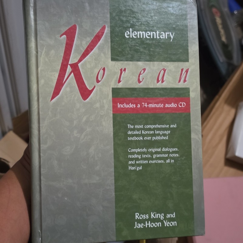 Elementary Korean Ross King & Jae-Hoon Yeon HC Book + 74-Min Audio CD 1999
