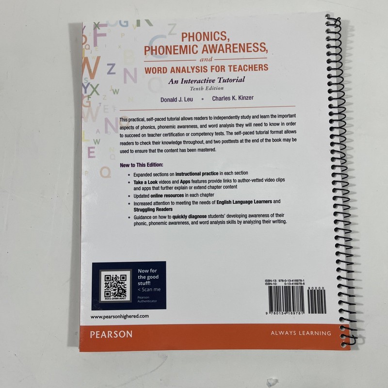 Phonics, Phonemic Awareness, and Word Analysis for Teachers gallery