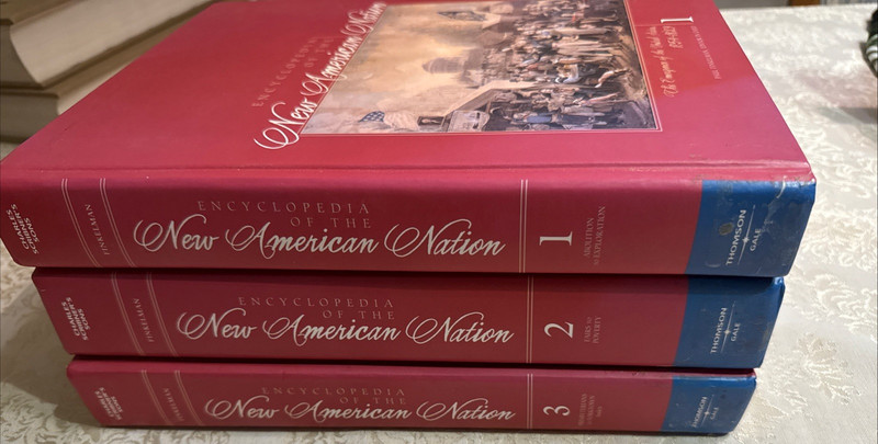 ENCYCLOPEDIA OF THE NEW AMERICAN NATION Paul Finkelman HC Good exlib History Set
