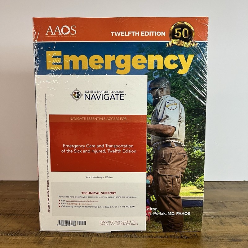 Emergency Care and Transportation of the Sick and Injured 12th Ed W/CODE PB SEAL