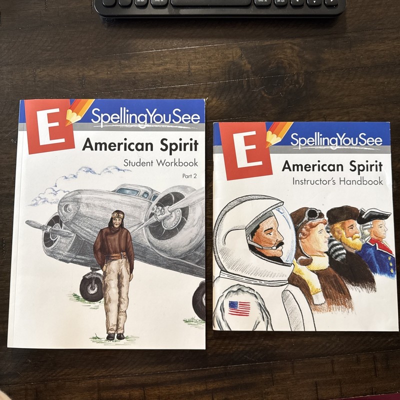Spelling You See Level E student workbook Part 2 and instructor’s handbook NEW!