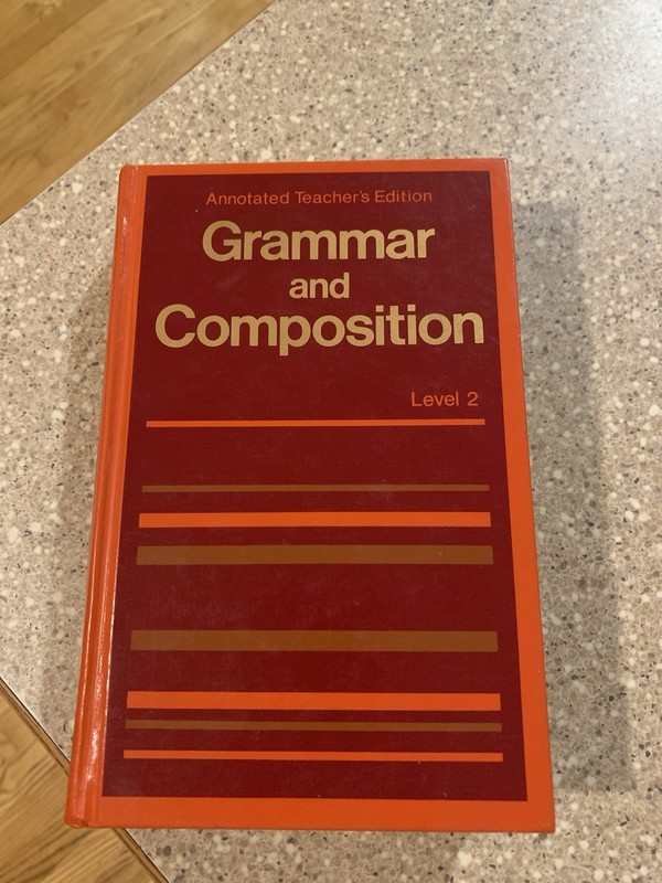 Vintage Teacher’s Edition – Prentice Hall Grammar and Composition 1983 Level 2