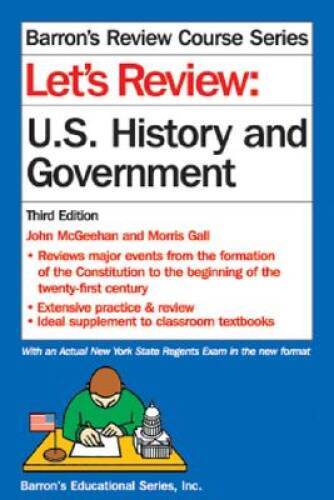 Lets Review: US History and Government (Barrons Review Course Series) – GOOD