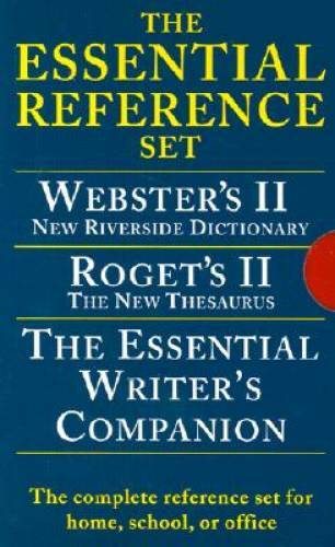 Houghton Mifflin Essential Desk Reference Set, Paperback, 3-Book Set (061 – GOOD