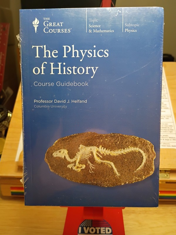 The Great Courses: Physics of History – 4 DVDs + Course Guidebook – Brand New