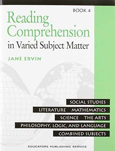 Reading Comprehenion in Varied Subject – Paperback, by Ervin Jane – Acceptable w