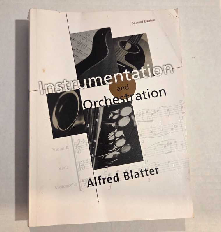 Instrumentation and Orchestration by Alfred Blatter (1997, Trade Paperback)