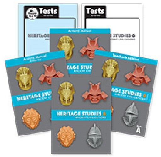 BJU Press- Heritage Studies 6 Subject Kit – Grade 6 4th Edition 515098