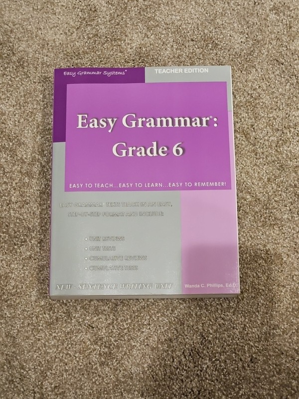 Easy Grammar by Wanda C. Phillips (1985, Trade Paperback)
