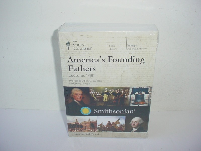 GREAT COURSES America’s Founding Fathers TRANSCRIPT Books NEW 36 Lectures