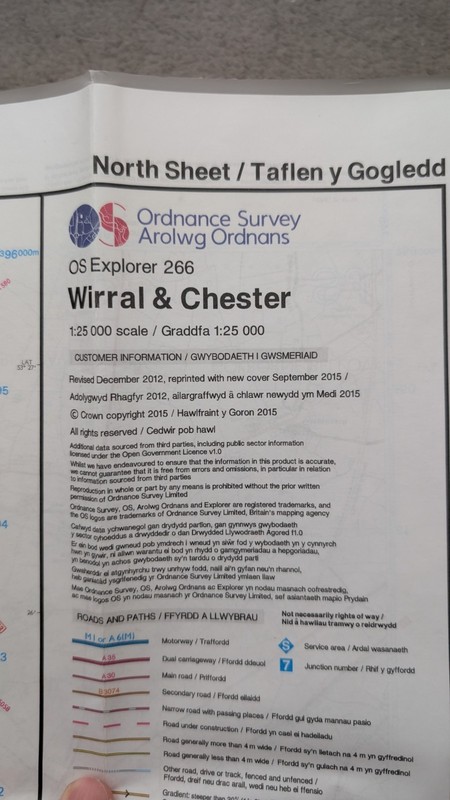 OS Explorer 266, Active. Wirral & Chester. Weatherproof + download code (2012v) gallery